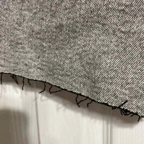 NWT Ava & Viv gray distressed washed denim jean shorts - Picture 8 of 11